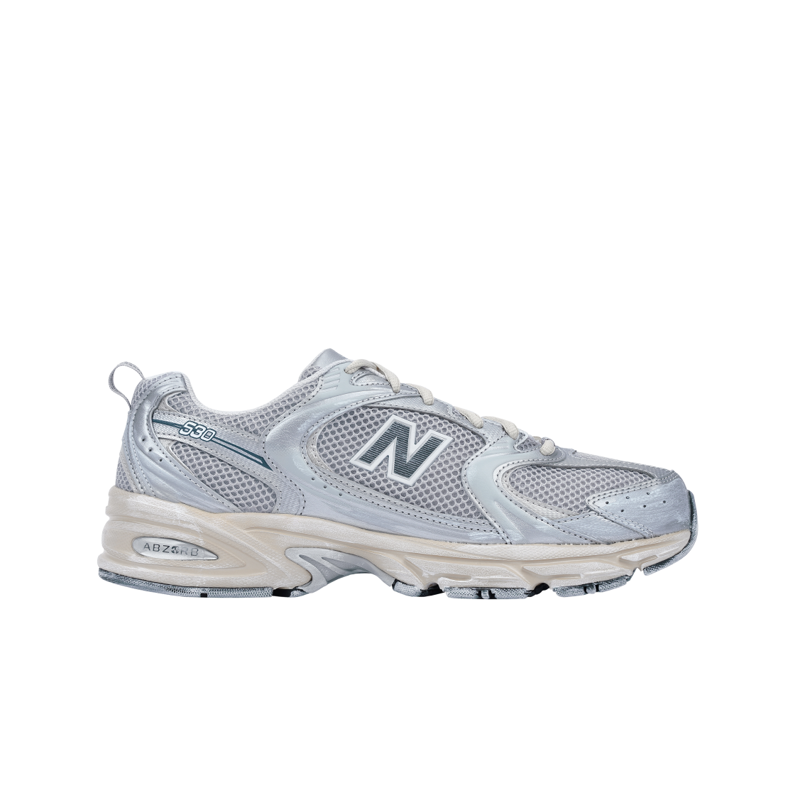 New Balance ♥ 530 Vintage llic Silver New Balance 530 Vintage Silver Metallic Moonbeam Men's