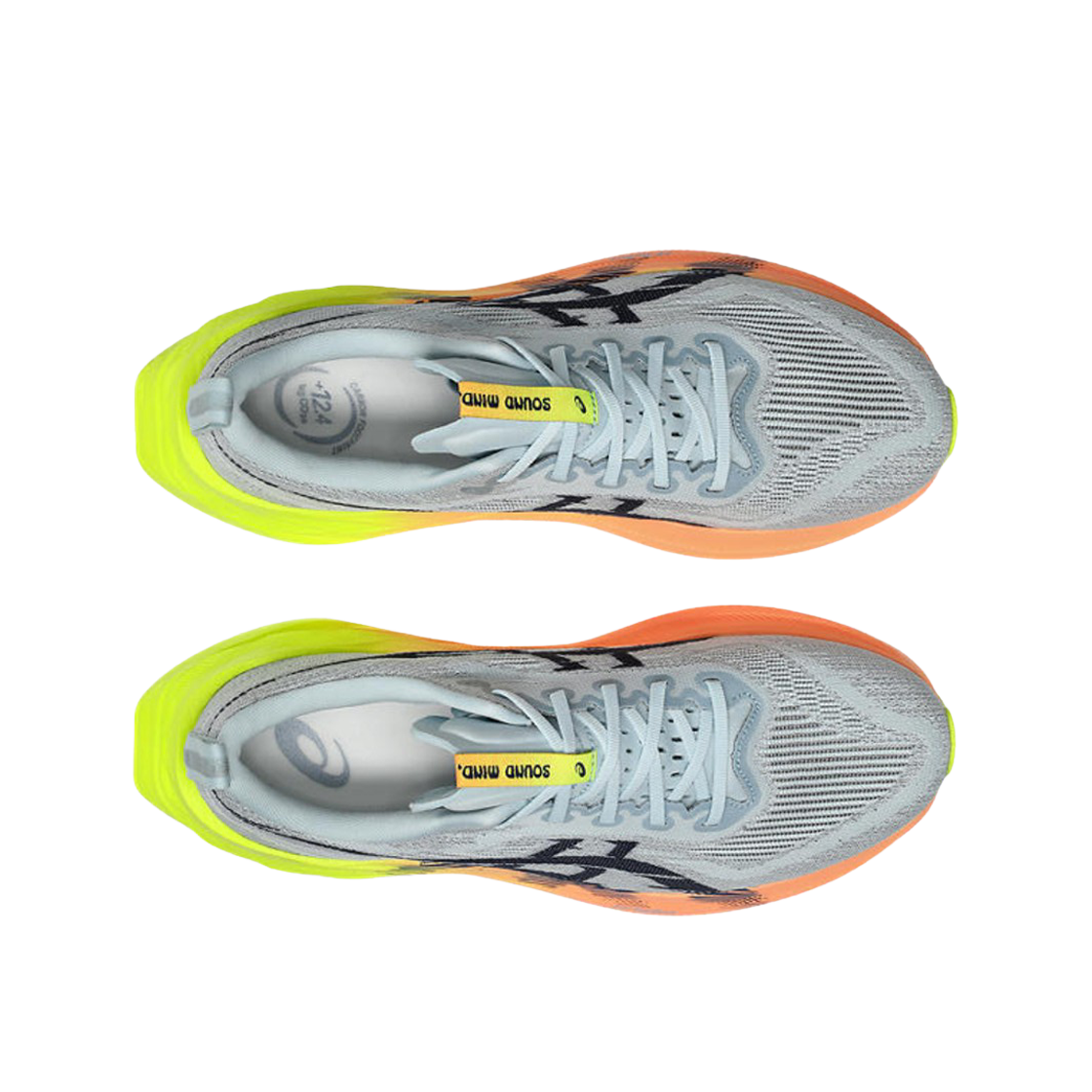 Asics Superblast 2 Paris Cool Grey Safety Yellow | eBay