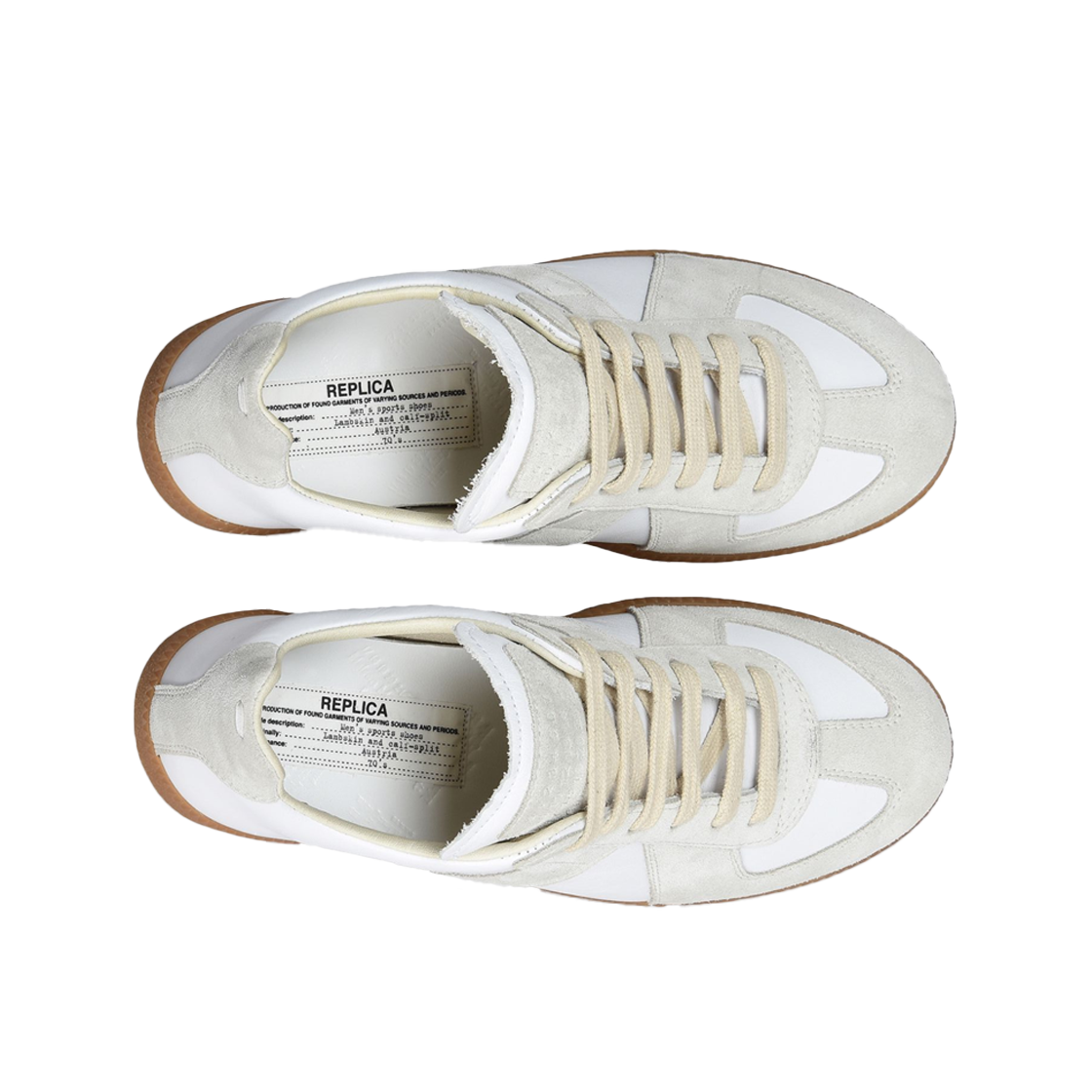 W) Maison Margiela Calfskin Replica Sneakers White | eBay