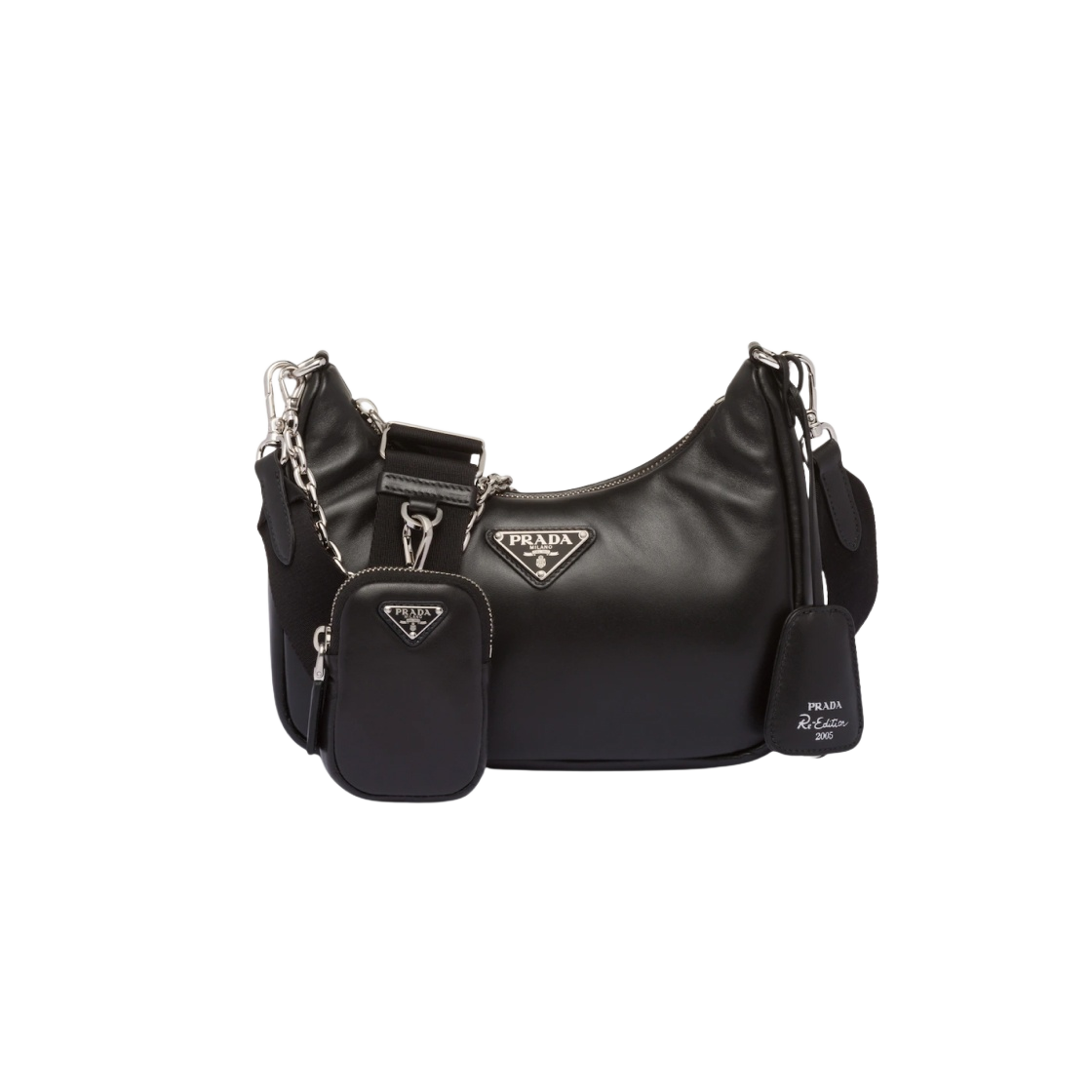 ショルダーバッグ・ポシェット Prada Padded Nappa Leather Re-Edition 2005 Shoulder Bag Prada Padded Nappa Leather Prada Re-Edition 2005 Shoulder