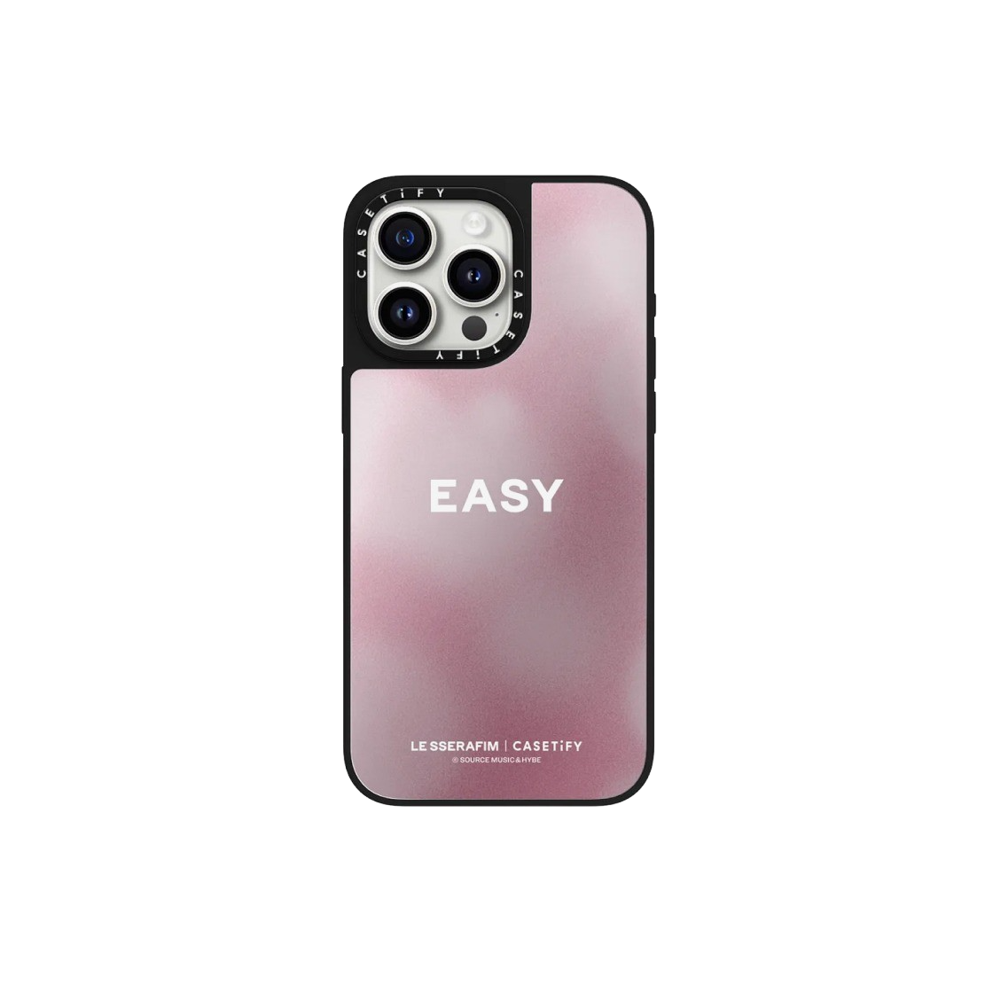 iPhoneアクセサリー CASETiFY LE SSERAFIM EASY Signature Case CASETiFY MagSafe Compatible Mirror iPhone 15 Pro Case