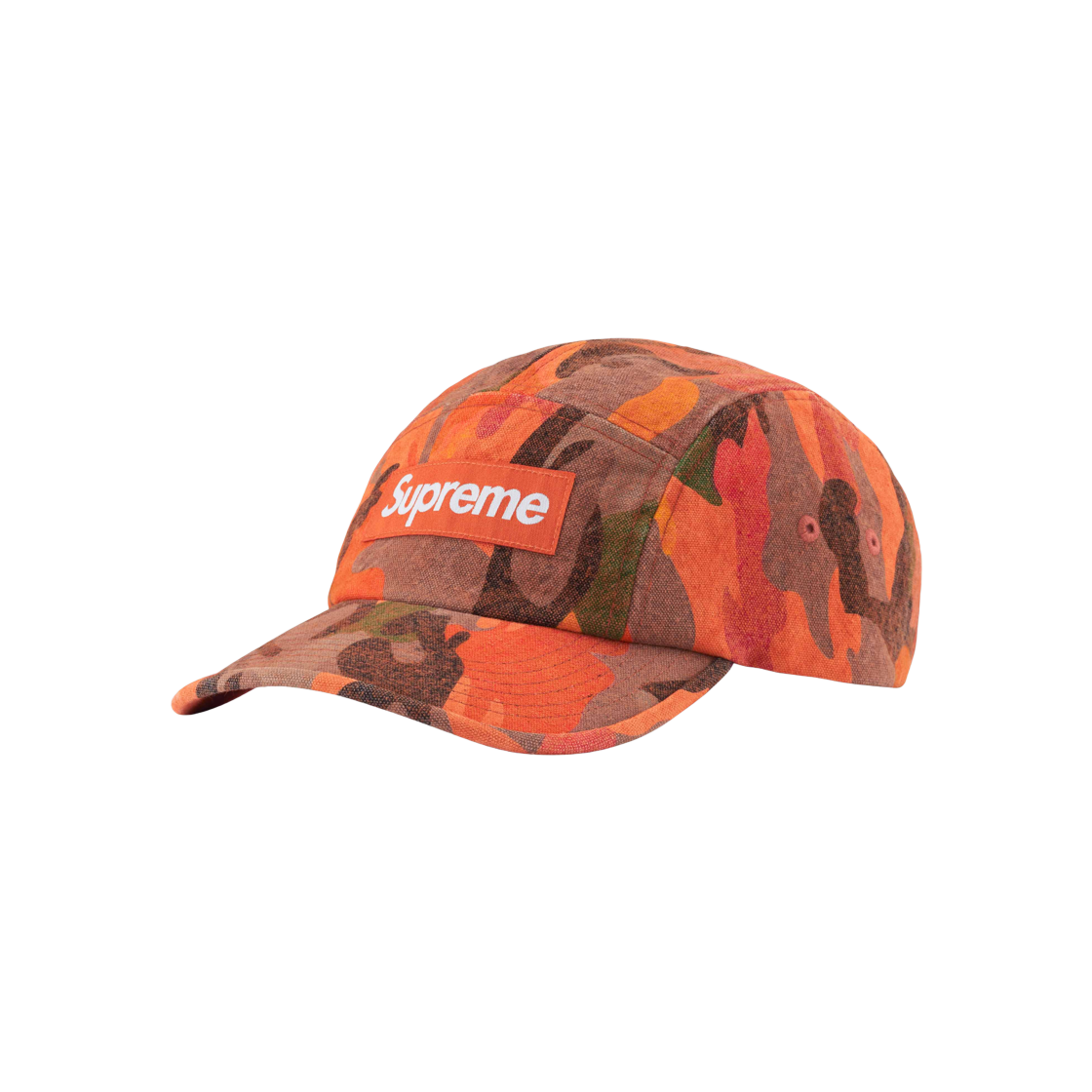 Supreme Washed Canvas Camp Cap Orange Camo - 24SS | eBay