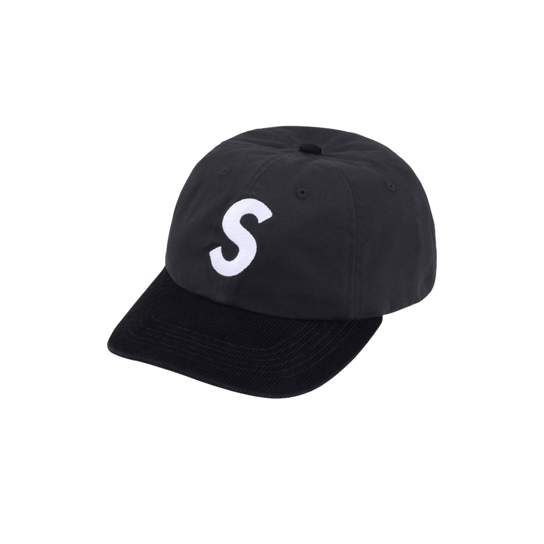 Supreme 2-Tone S Logo 6-Panel Black - 24SS | eBay