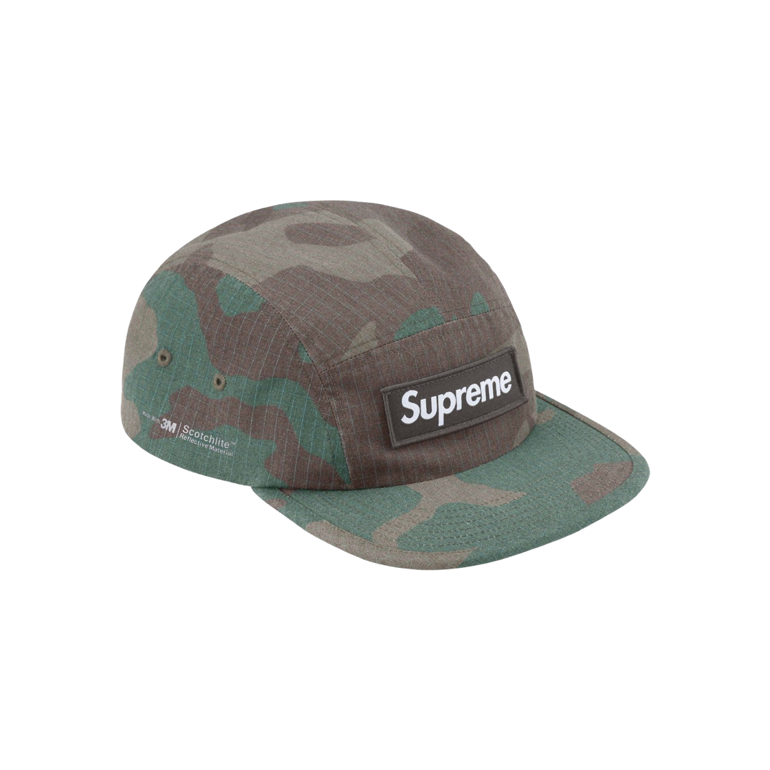 Supreme Reflective Ripstop Camp Cap Woodland Camo - 24SS | eBay