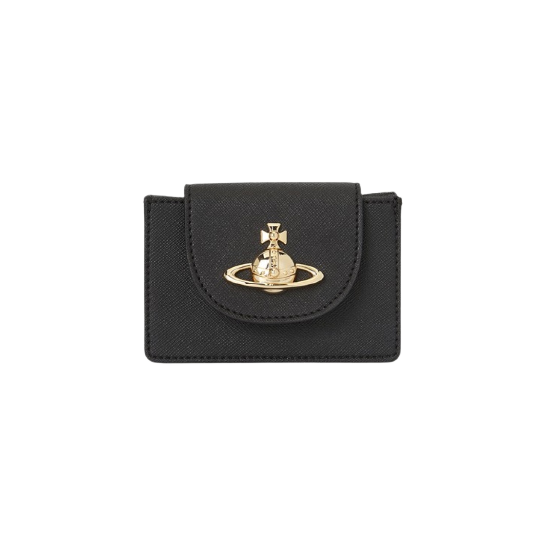 Vivienne Westwood■25SS_Saffiano Flap Card Wallet Vivienne Westwood Saffiano Flap Card Holder Black | eBay