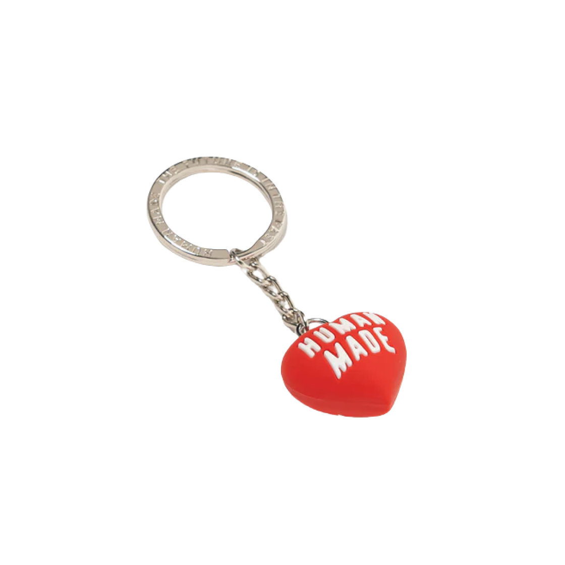 Human Made Heart Rubber Key Chain Red | eBay