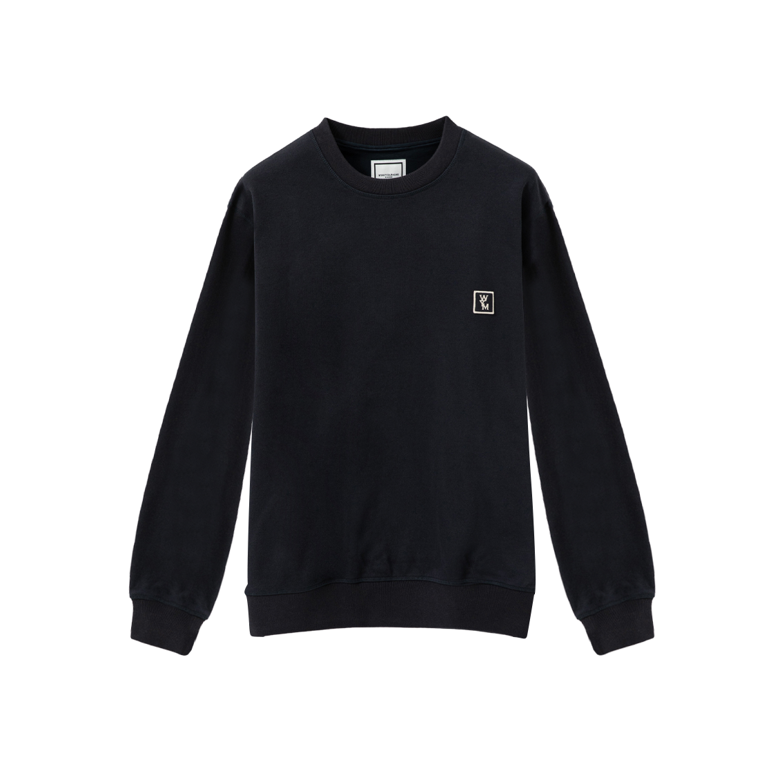 WOOYOUNGMI 24AW ロゴ トレーナー_D NAVY WOOYOUNGMI.COM | OFFICIAL ONLINE STORE