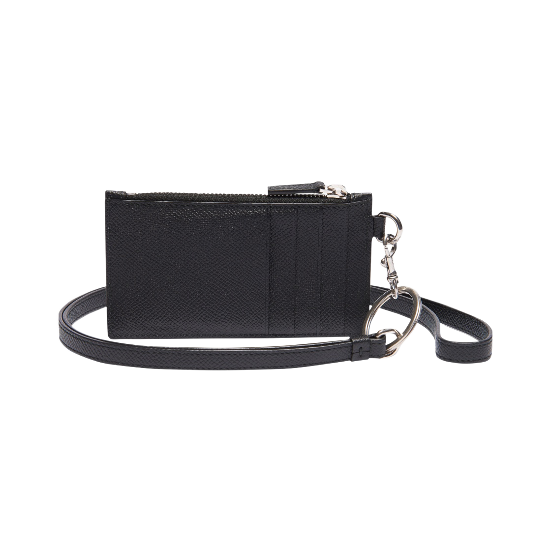 Balenciaga Cash Keyring Card Case Black Silver | eBay