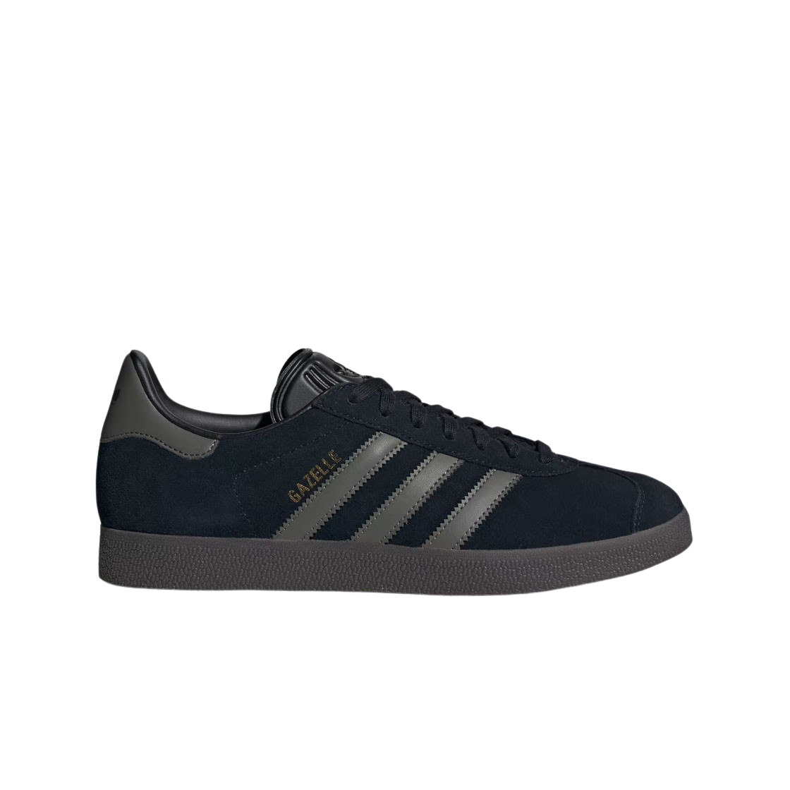 ★ Adidas ★ Gazelle Core Black Gold llic Gum Adidas Gazelle Indoor (Core Black/Almost Yellow-Gum) – Centre