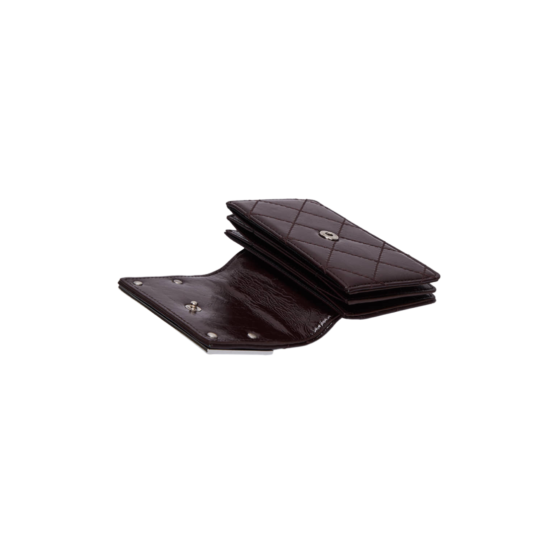 Matin Kim Quilting Accordion Wallet Dark Brown | eBay