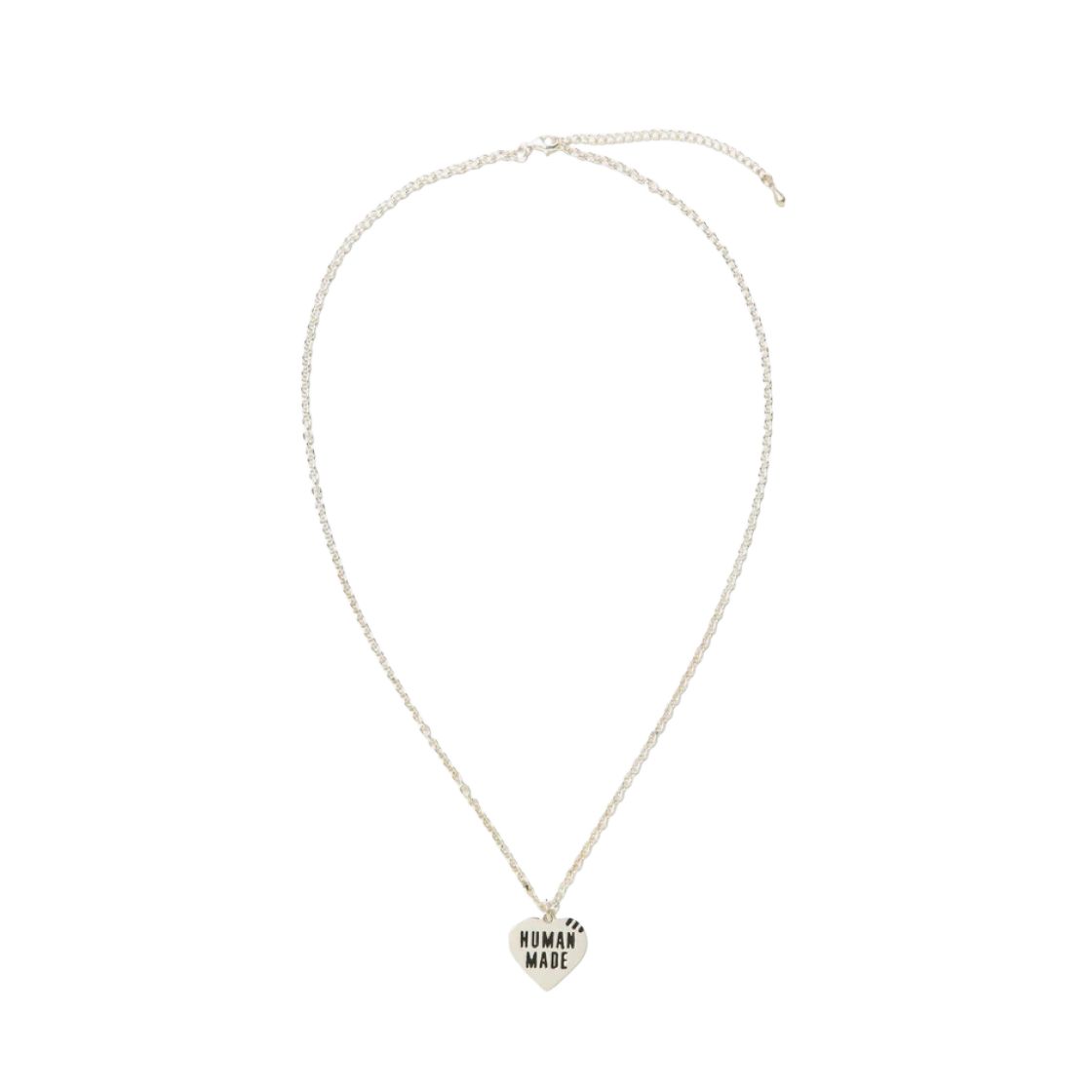 Human Made Men's Heart Necklace in Silver Human Made