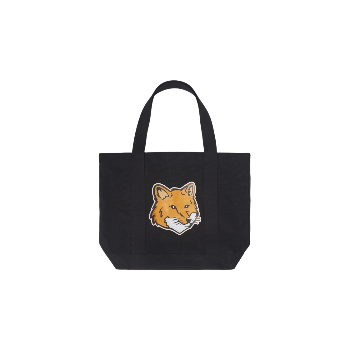 Maison Kitsune Fox Head Tote Bag Black | eBay