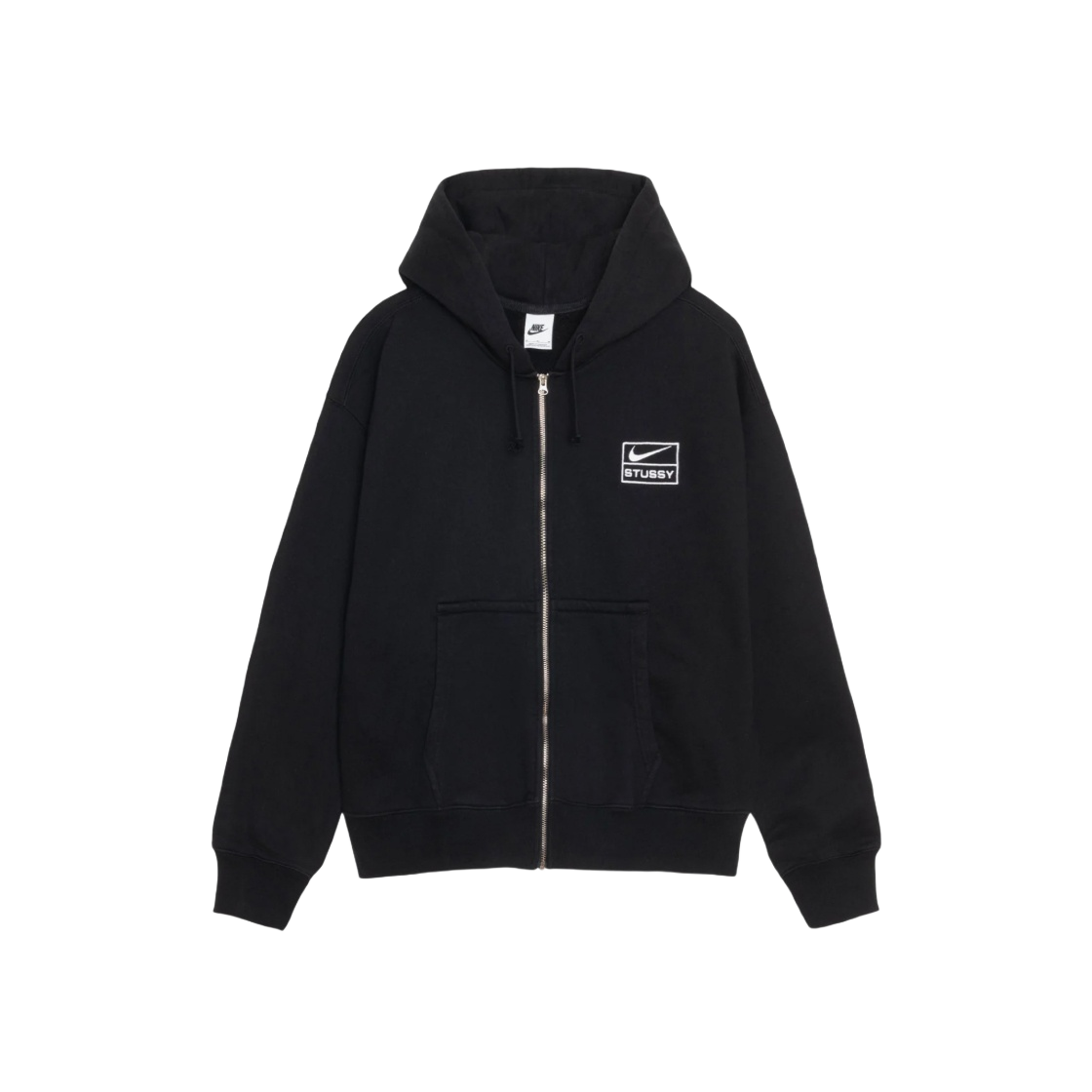 Nike x Stussy ウォッシュド パーカー | ブラック | FARFETCH JP