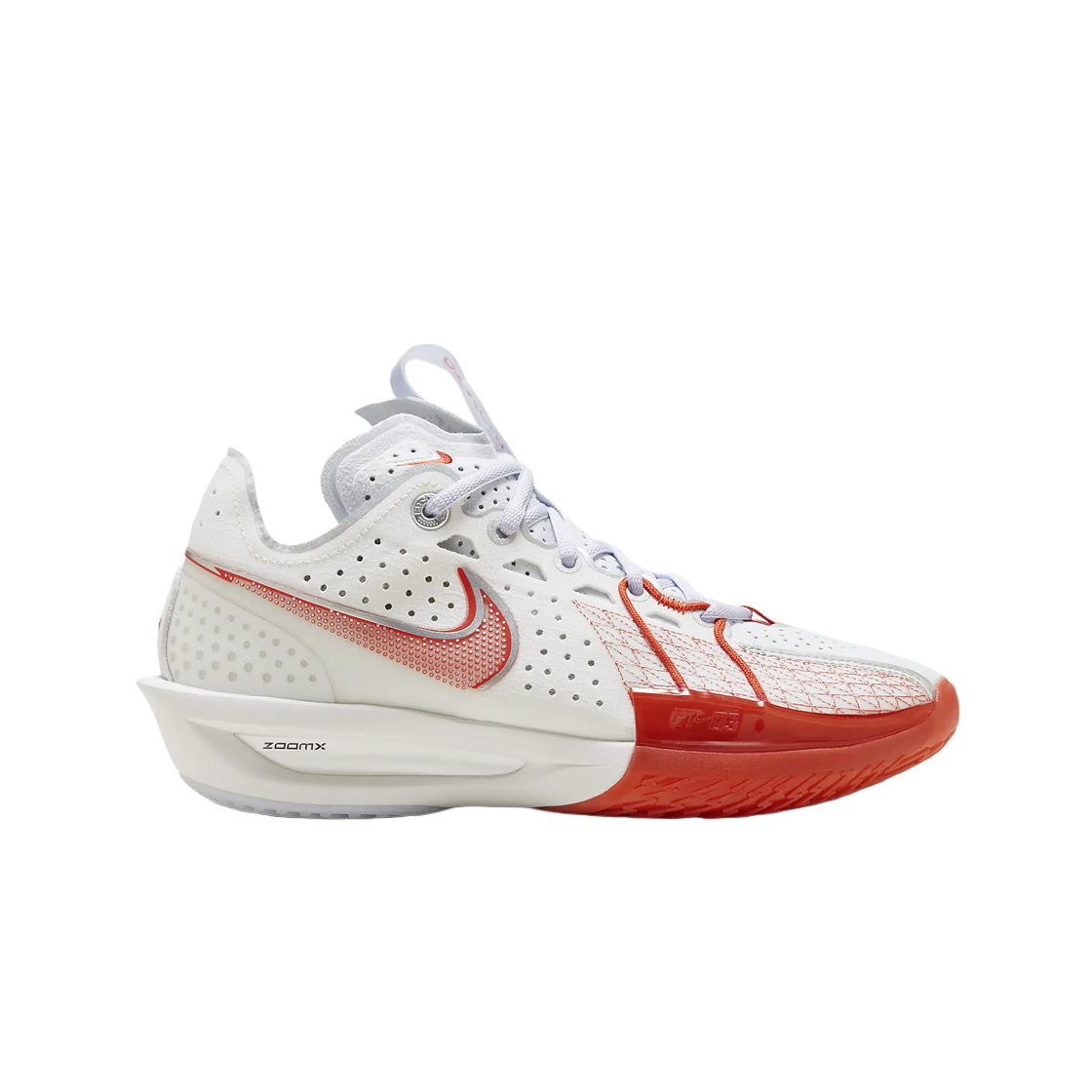 ◆正規品◆NIKE G.T. CUT ３EP WHITE◆関税込◆男女共用◆人気◆ Size 9 - Nike Air Zoom GT Cut 3 EP White Picante Red for