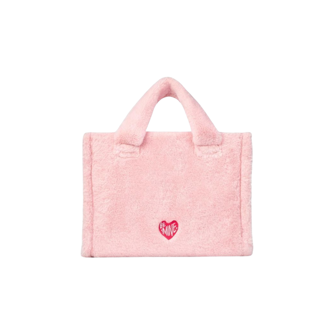 韓国スタバ★[NEW] Be Mine Pink Fur Tote Bag 韓国スタバ☆[NEW] Be Mine Pink Fur Tote Bag (Starbucks