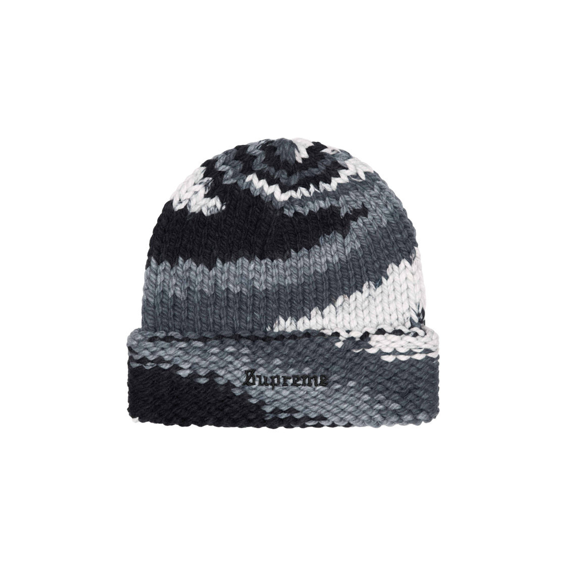 Supreme Gradient Spacedye Beanie Black - 24SS | eBay