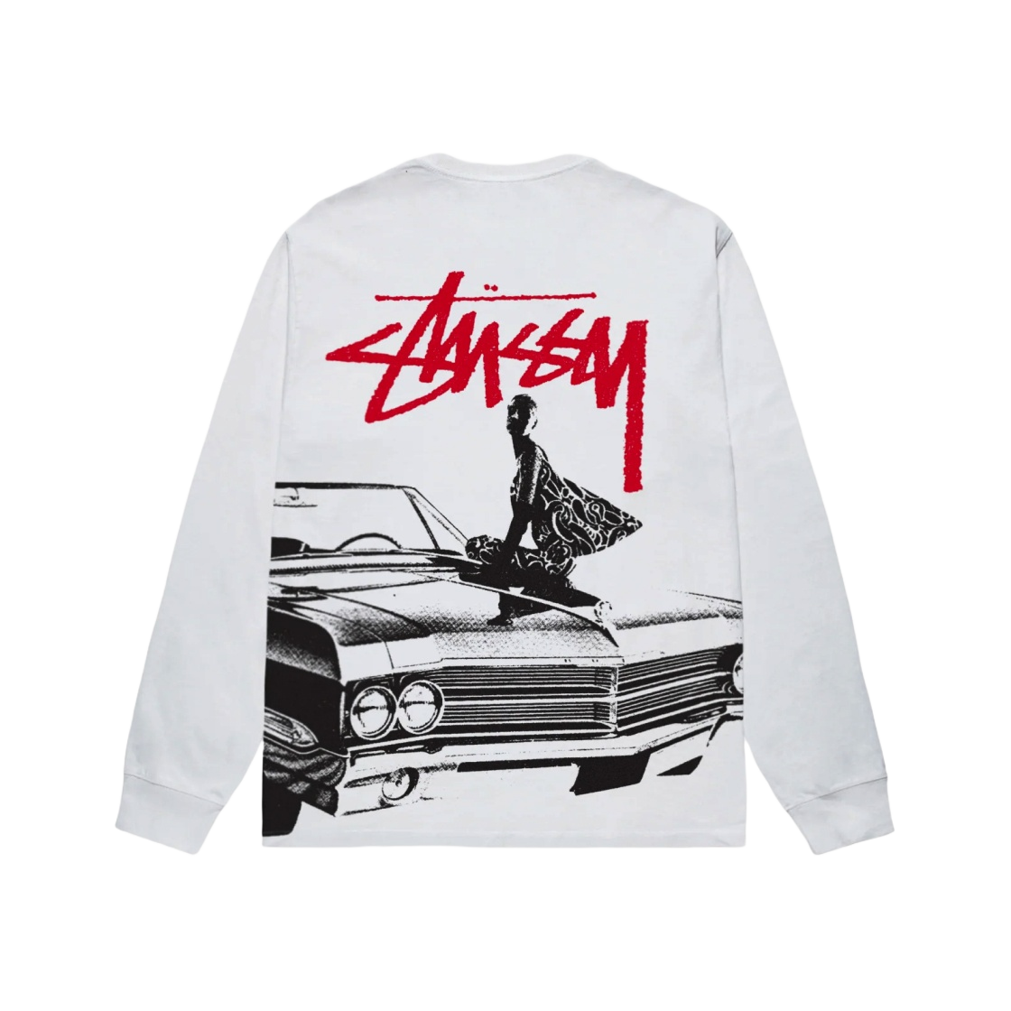 Stussy Beat Crazy LS T-Shirt White | eBay