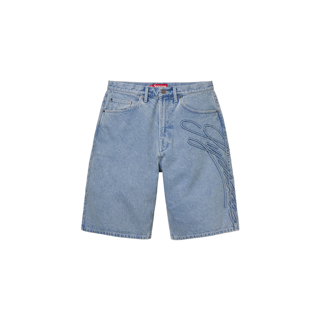【SUPREME】BAGGY DENIM SHORT WASHED INDIGO 25SS Baggy Denim Short - Shop - Supreme