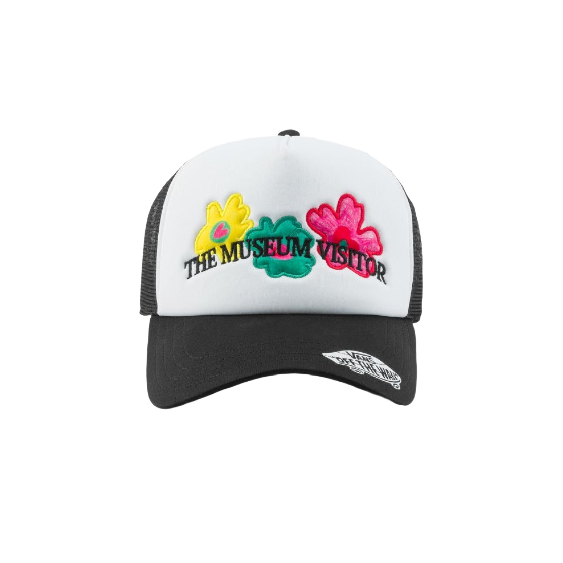 キャップ [THE MUSEUM VISITOR X VANS] FLORAL TRUCKER HAT Vans x The Museum Visitor Floral Trucker Hat White | eBay