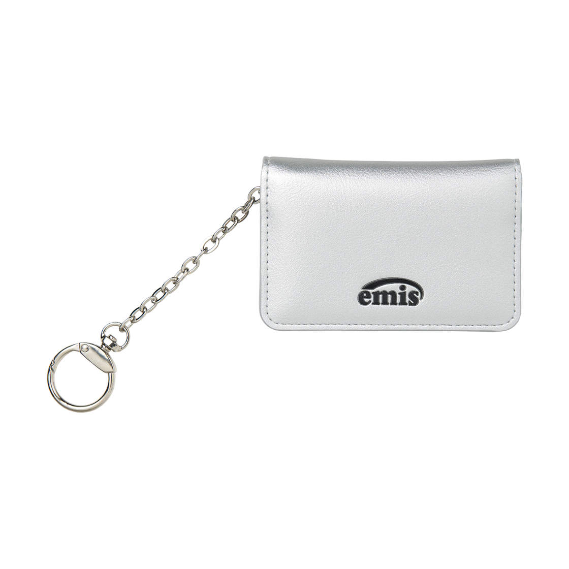 【emis】KEYRING CARD HOLDER Emis Keyring Card Holder Silver | eBay