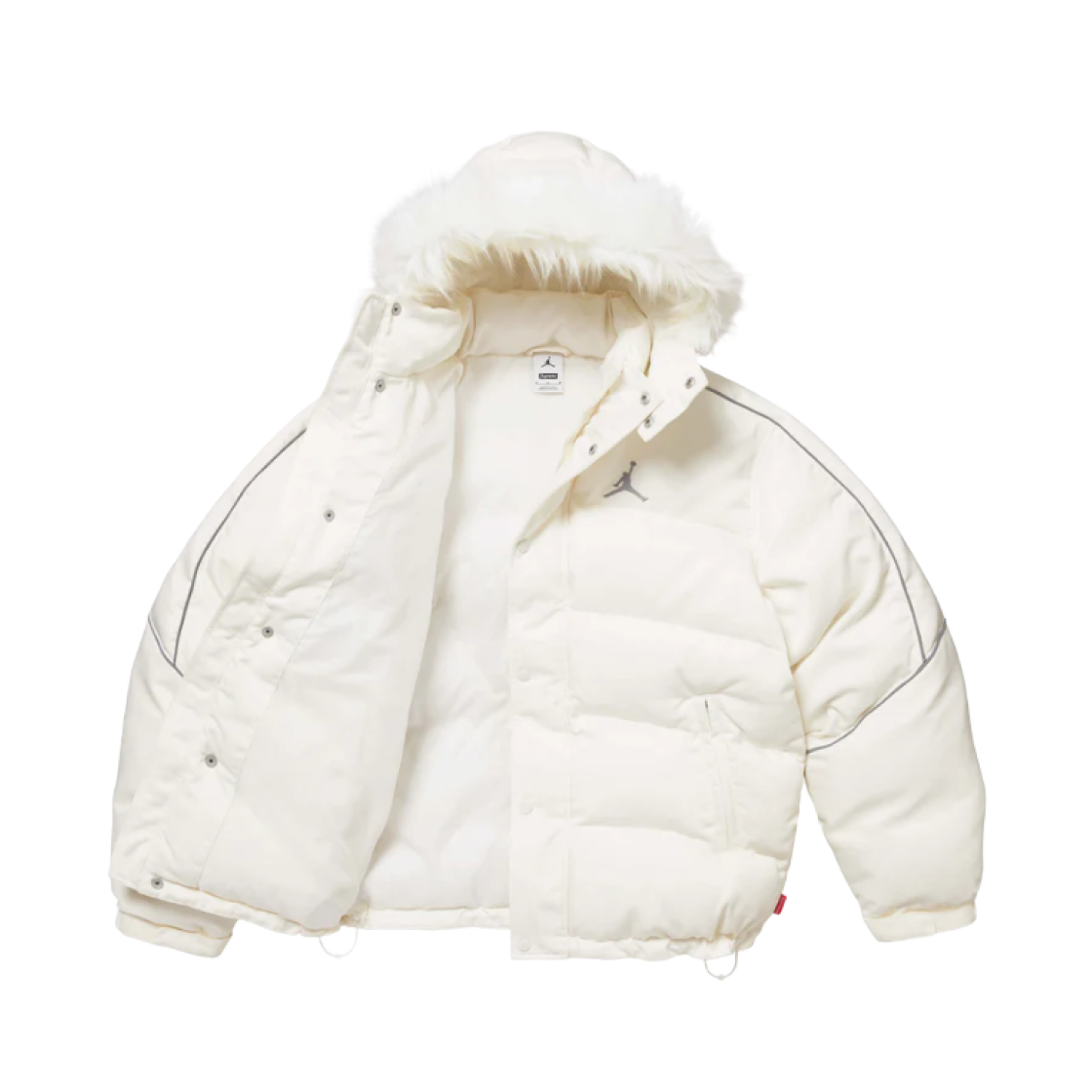 【Supreme x Jordan】 Puffer Jacket White - 24FW Supreme x Jordan Puffer Jacket White - 24FW | eBay