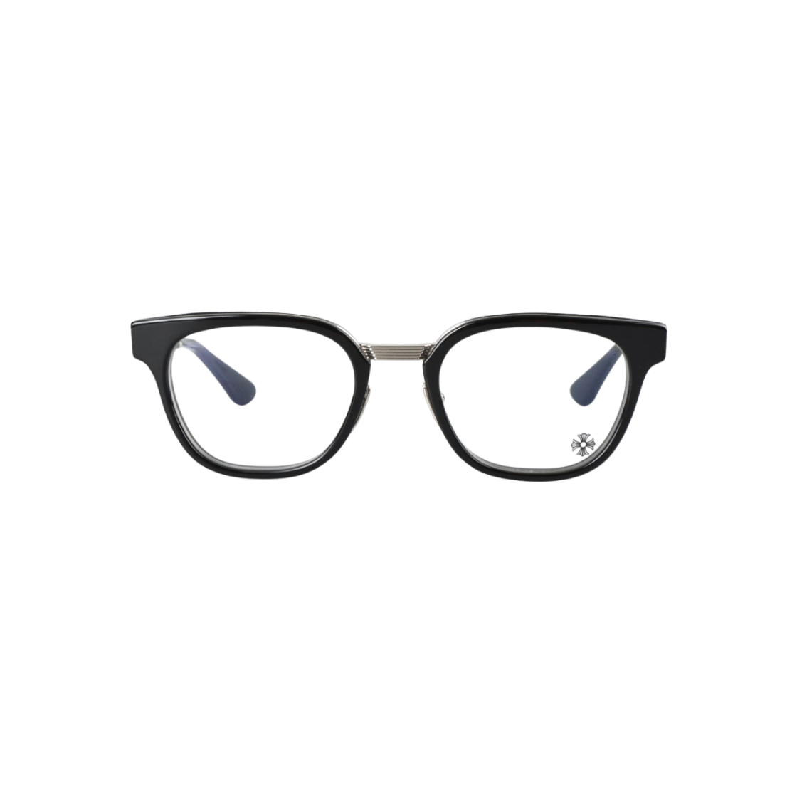 【Chrome Hearts】 正規品★ Duck Butter Black Shiny Silver Chrome Hearts Duck Butter Black Shiny Silver Eye Glasses