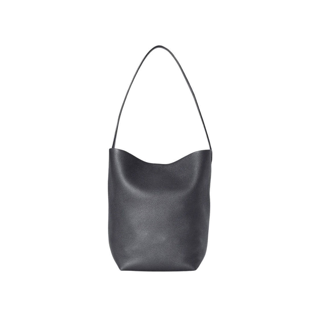 希少◆送料込【The Row】Medium N/S Park Tote in Leather Black Medium N/S Park Tote Bag Black in Leather – The Row