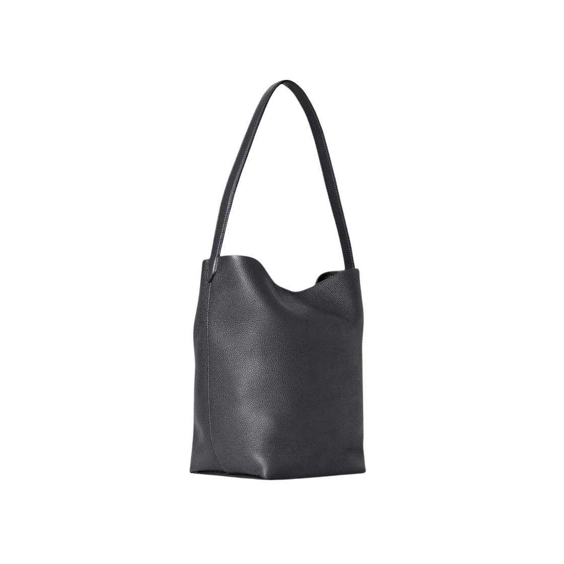 The Row Medium N/S Park Tote in Leather Black | eBay