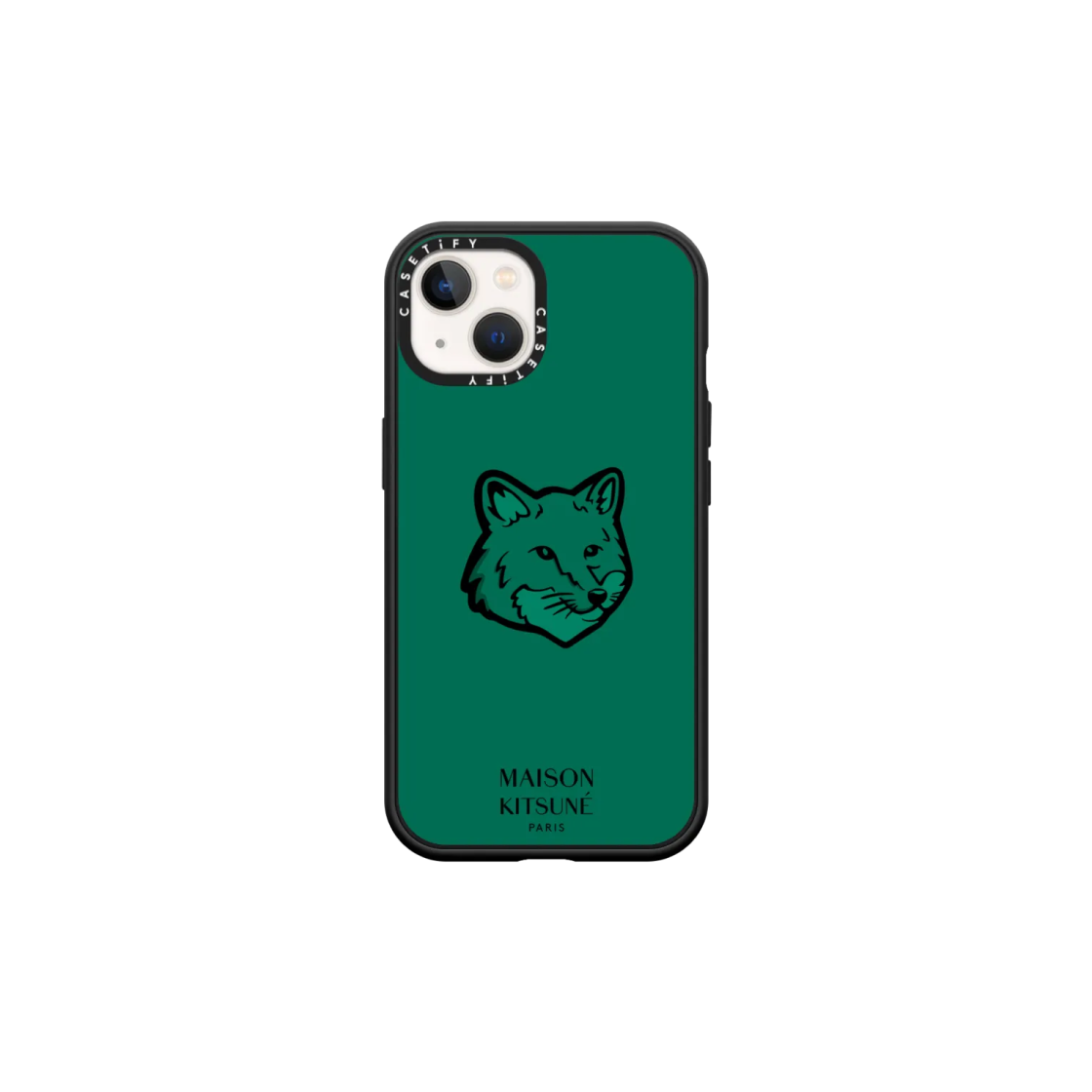 MAISON KITSUNÉ iPhone14proケース casetify MAISON KITSUNE x CASETIFY BOLD FOX HEAD MAGSAFE IMPACT