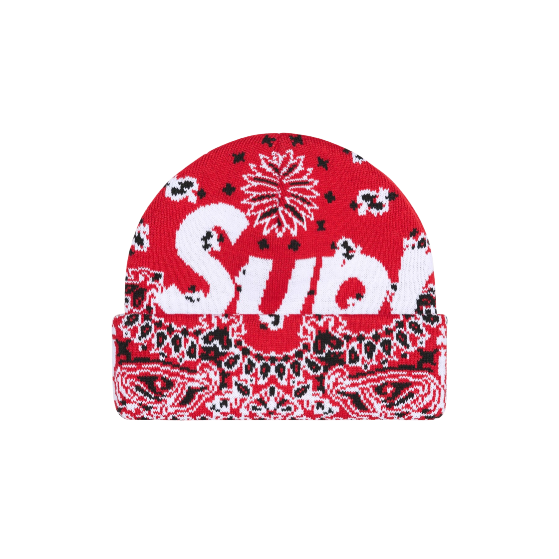 通販生活 ファッション Beanie Logo Big Supreme Red eBay | 24FW - Bandana 帽子