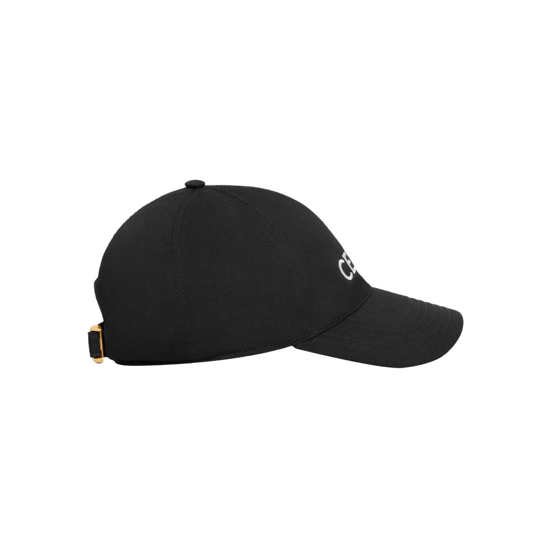 ★Celine★(W) Triomphe Baseball Cap in Cotton★Black triomphe baseball cap in cotton - BLACK | CELINE