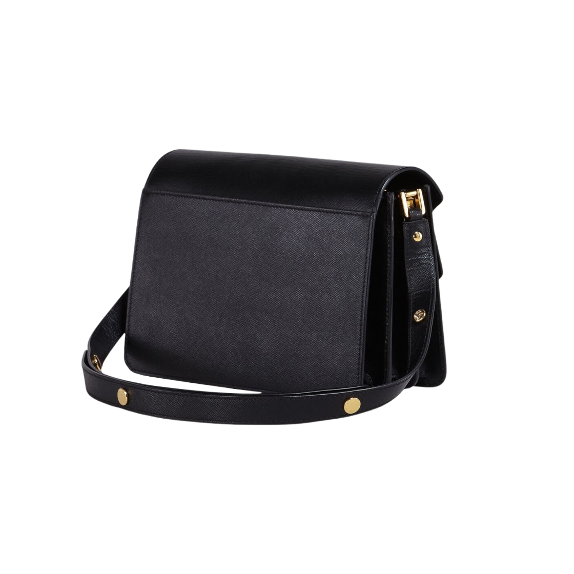 23AW!! ★ Marni ★ Saffiano Medium Trunk Bag Black Marni Saffiano Medium Trunk Bag Black | eBay