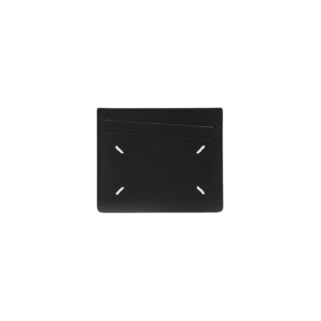 ★送料・関税込★ Maison Margiela Bovine Leather Card Holder 메종 마르지엘라 포 스티치 보빈 레더 카드 홀더 블랙 | Maison