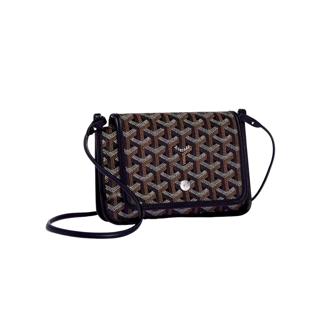 希少品◆GOYARD◆ゴヤール Plumet Pocket Wallet Black バッグ GOYARD Plumet Pocket Wallet Shoulder Bag PVC Leather Black