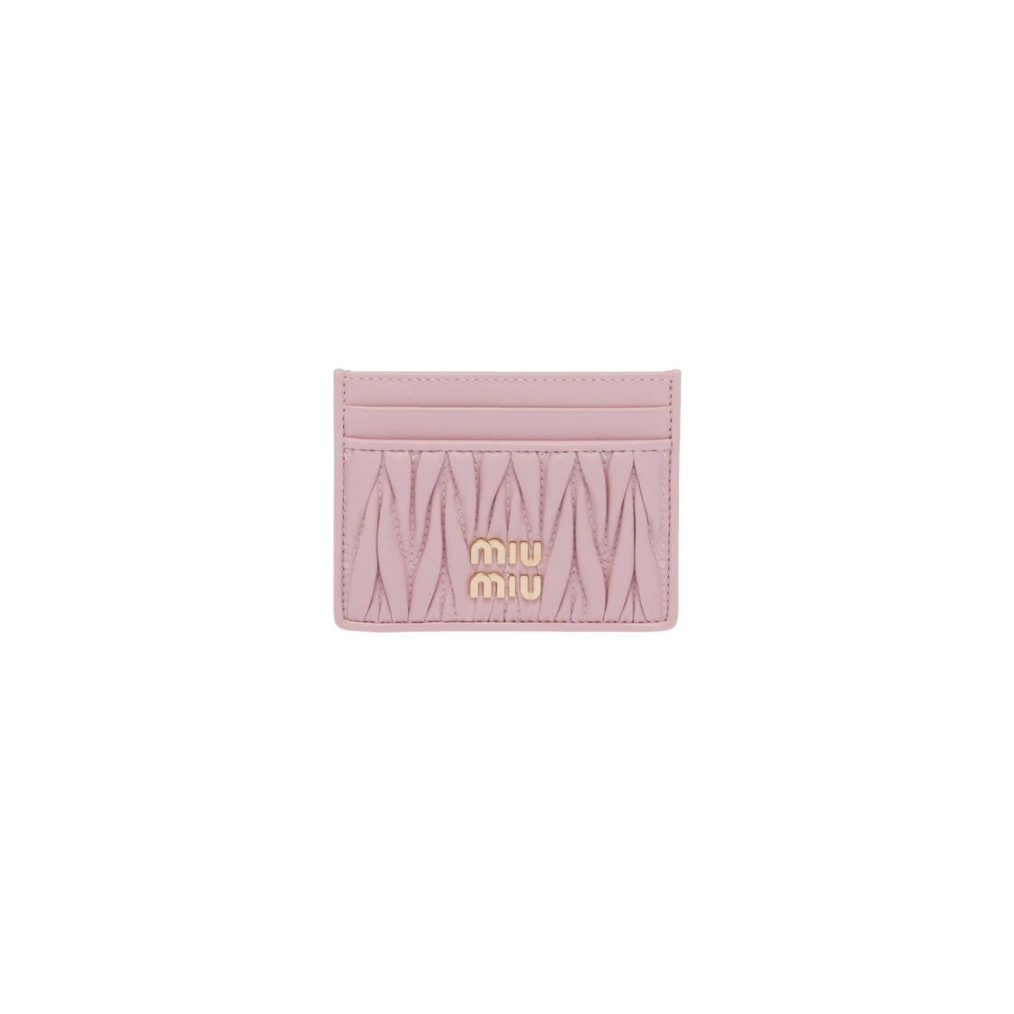 カードケース・名刺入れ MIU MIU LAMB LEATHER CARD CASE Miu Miu Lamb leather quilted cardholder | The Fashion Square