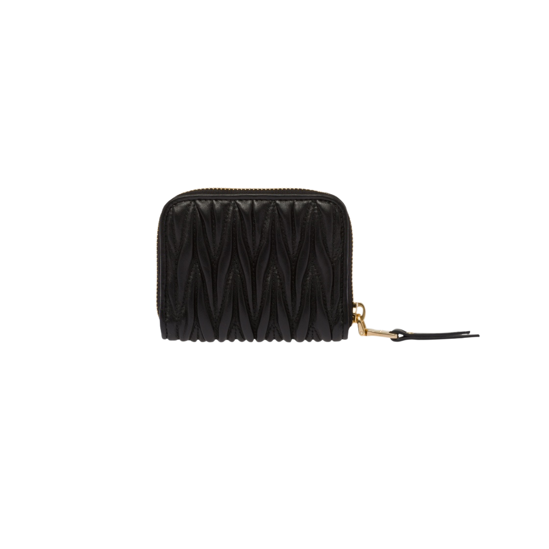 Miu Miu Matelasse Nappa Leather Coin Purse Black | eBay