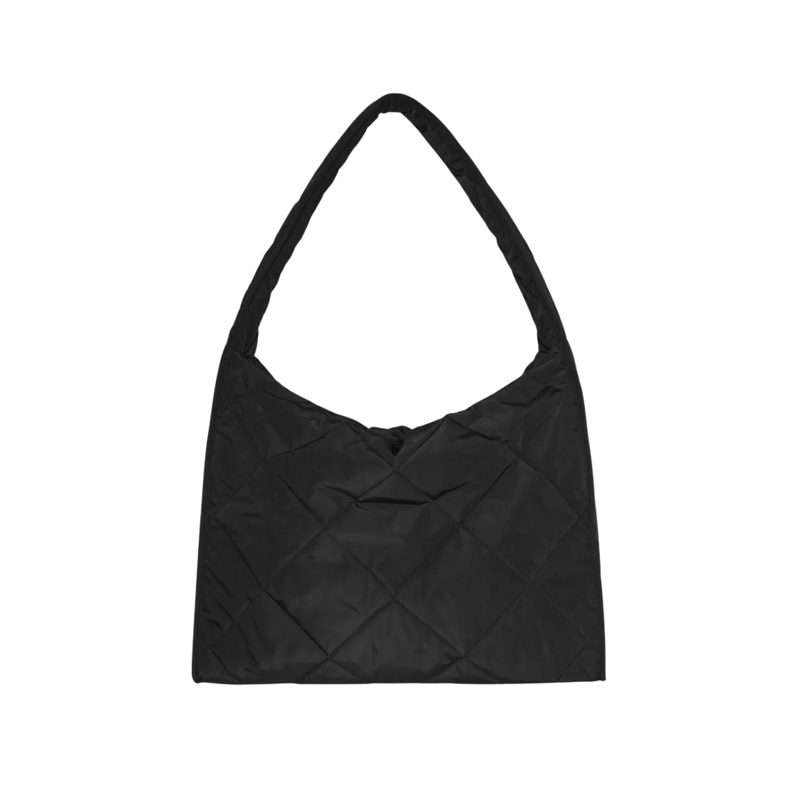 ☆韓国の人気☆【COS】☆DIAMOND QUILTED SHOULDER BAG☆ COS Diamond Quilted Oversized Shoulder Bag Black 1155573001