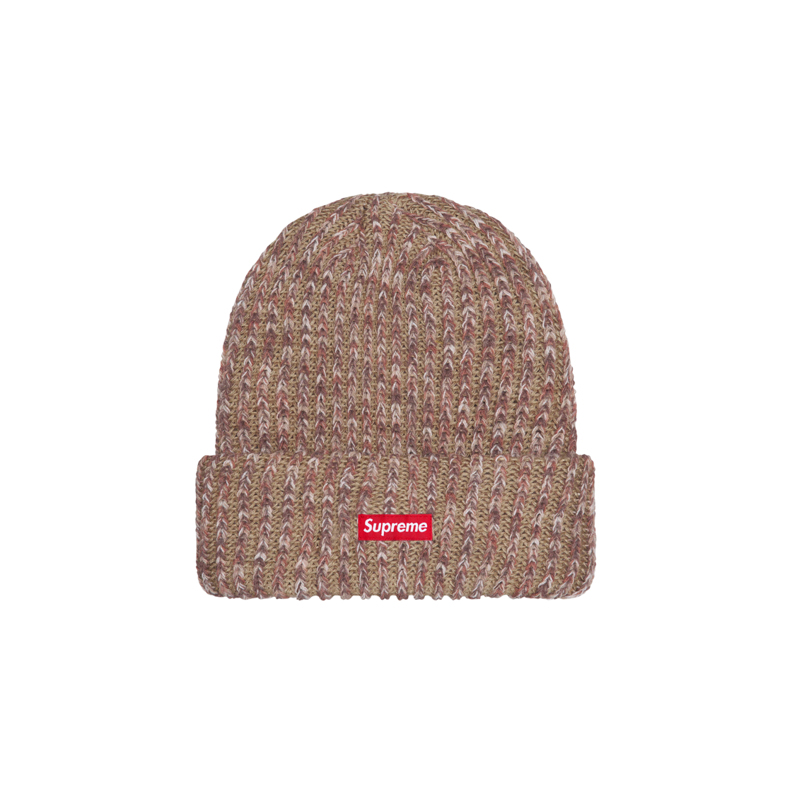 Supreme Rainbow Loose Gauge Beanie Tan - 24FW | eBay