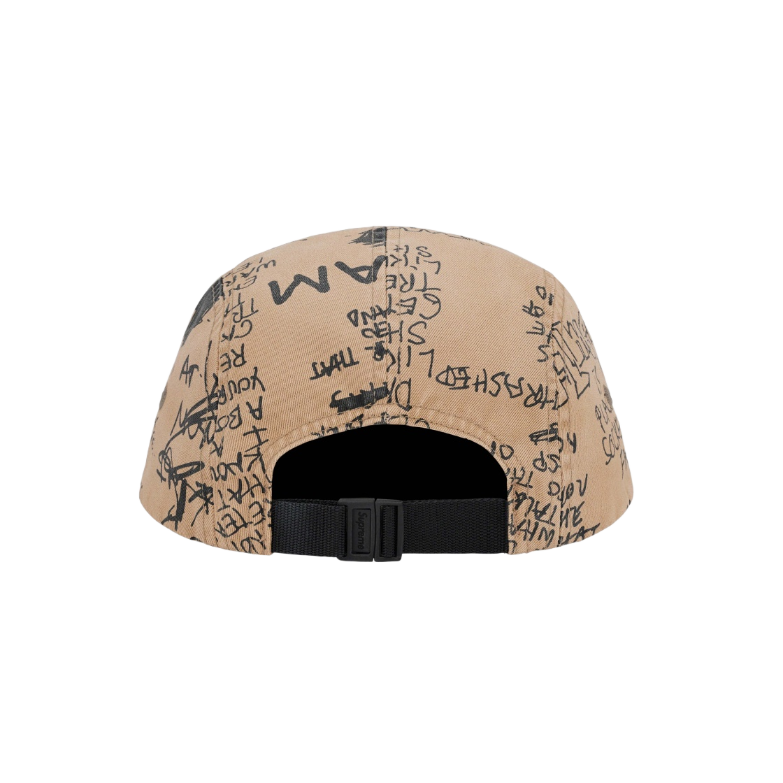 ベッカム着用　Supreme Gonz Poems Camp Cap Supreme Gonz Poems Camp Cap Black - SS23 - US