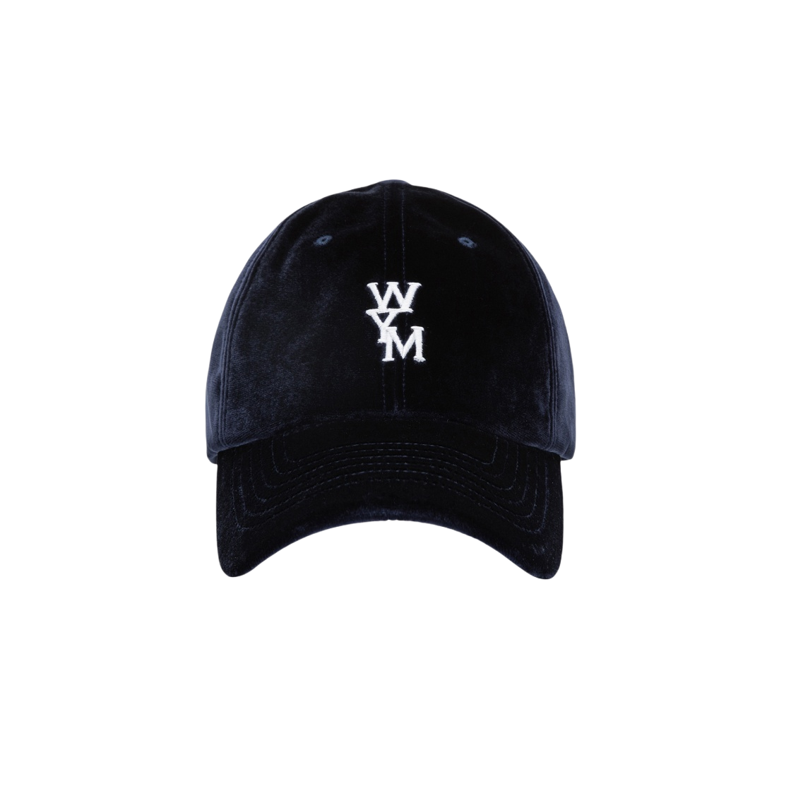 【WOOYOUNGMI】 Wooyoungmi Logo Ball Cap Black - 23SS WOOYOUNGMI Black Silicone Logo Ball Cap Wooyoungmi