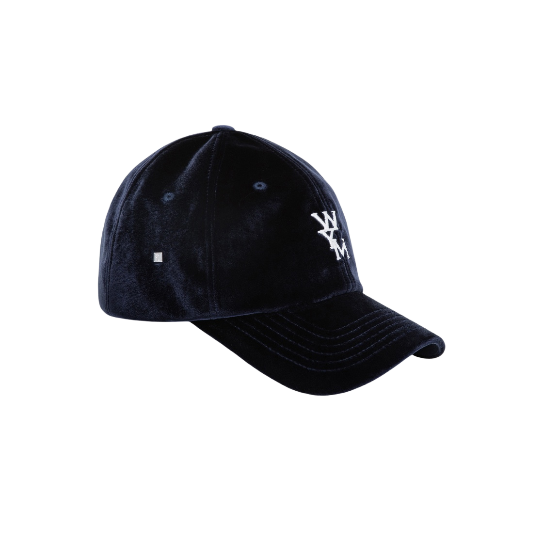 【WOOYOUNGMI】 Wooyoungmi Logo Ball Cap Black - 23SS WOOYOUNGMI Black Silicone Logo Ball Cap Wooyoungmi