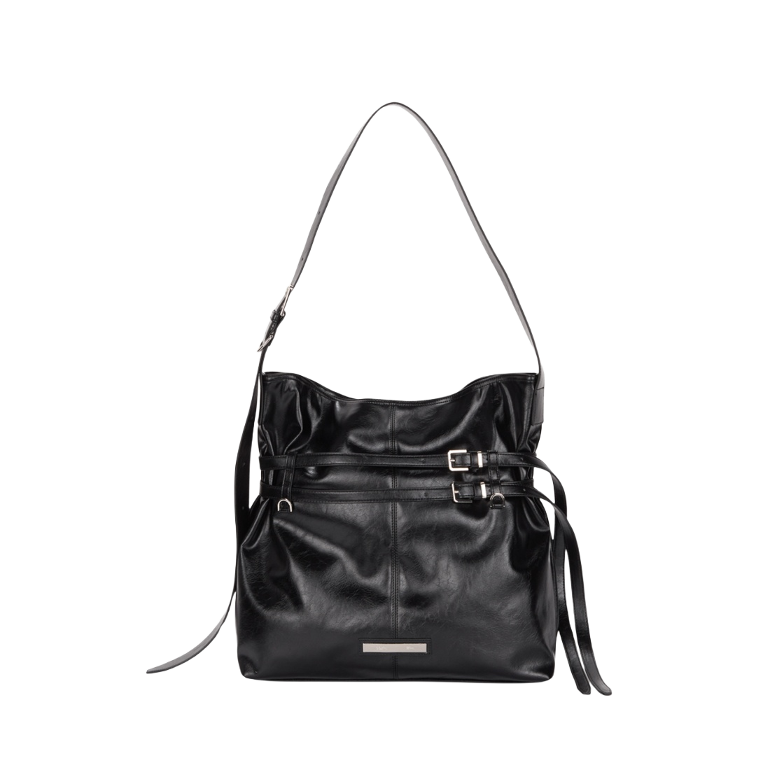 ★ SALE!! ★【Matin Kim】DOUBLE BELTED STRAP BIG BAG Matin Kim Double Belted Strap Big Bag Black | eBay