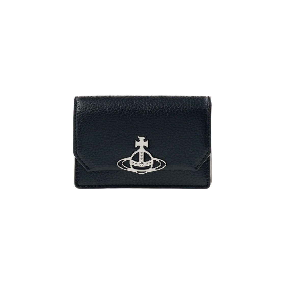 【VIVIENNE WESTWOOD】Re-Vegan Grain Card Holder Black Vivienne Westwood Re-Vegan Grain Business Card Holder Black
