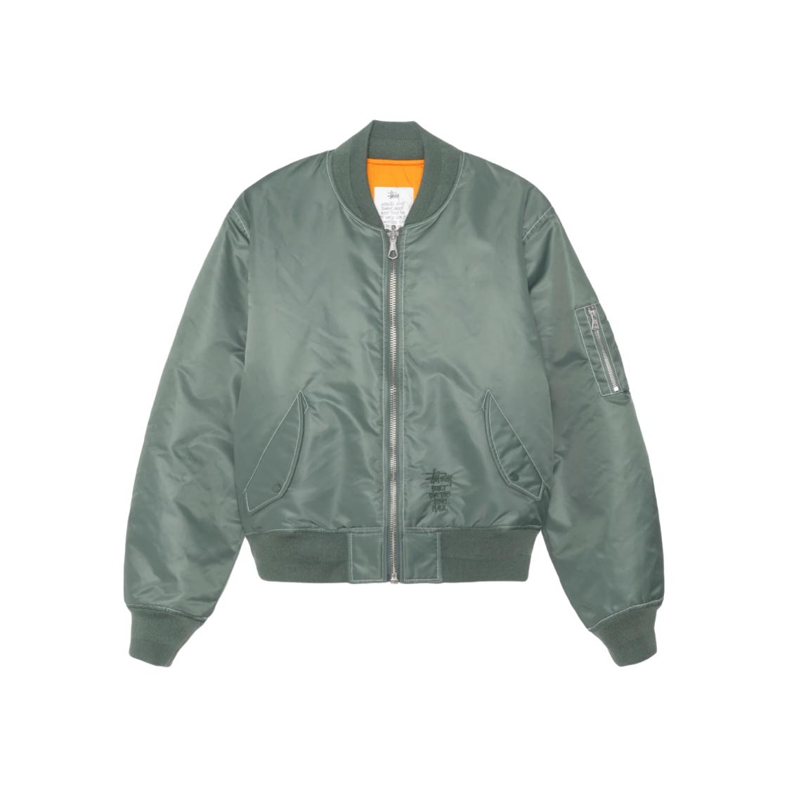 Stussy Built Reversible Bomber Jacket Green | eBay