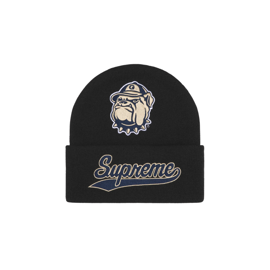 Supreme Mitchell & Ness NCAA Beanie Black - FW24 - US