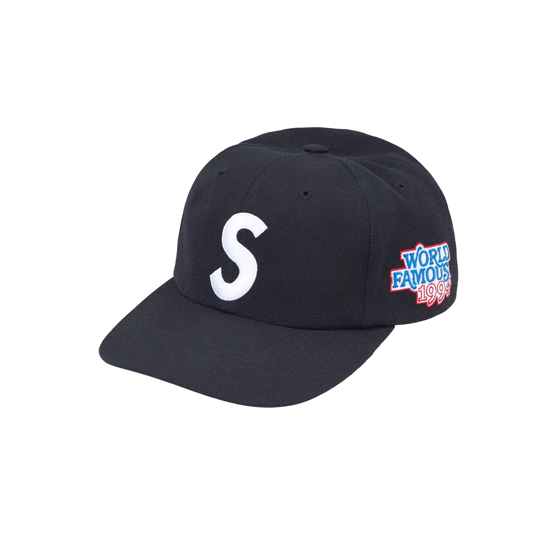 シュプリーム World Famous S Logo Navy Supreme World Famous S Logo 6-Panel Blue - SS25 - US
