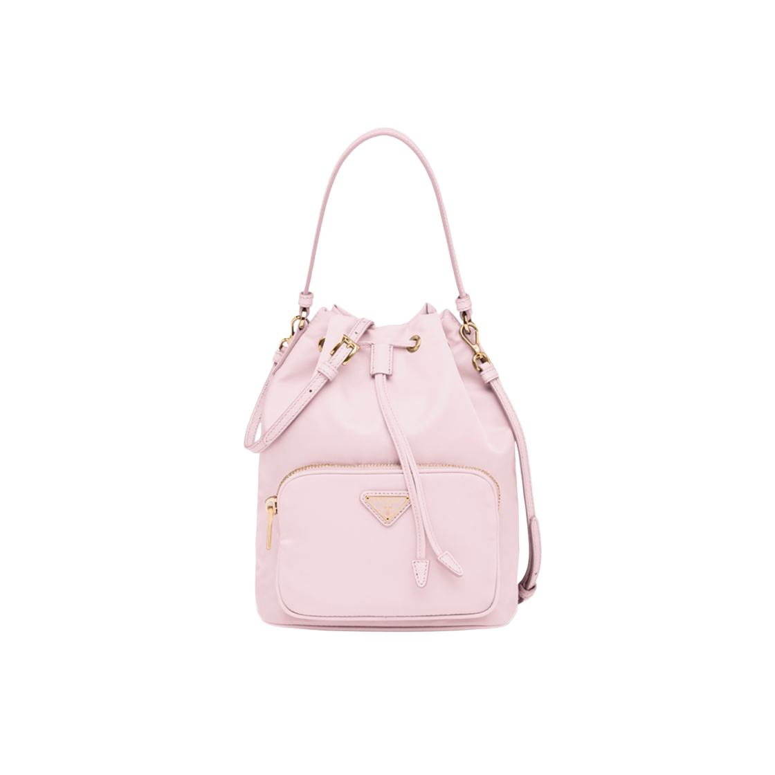 ★PRADA★Duet Re-Nylon Shoulder Bag★Alabaster Pink Duet Re-Nylon Bucket Shoulder Bag in Alabaster Pink – COSETTE
