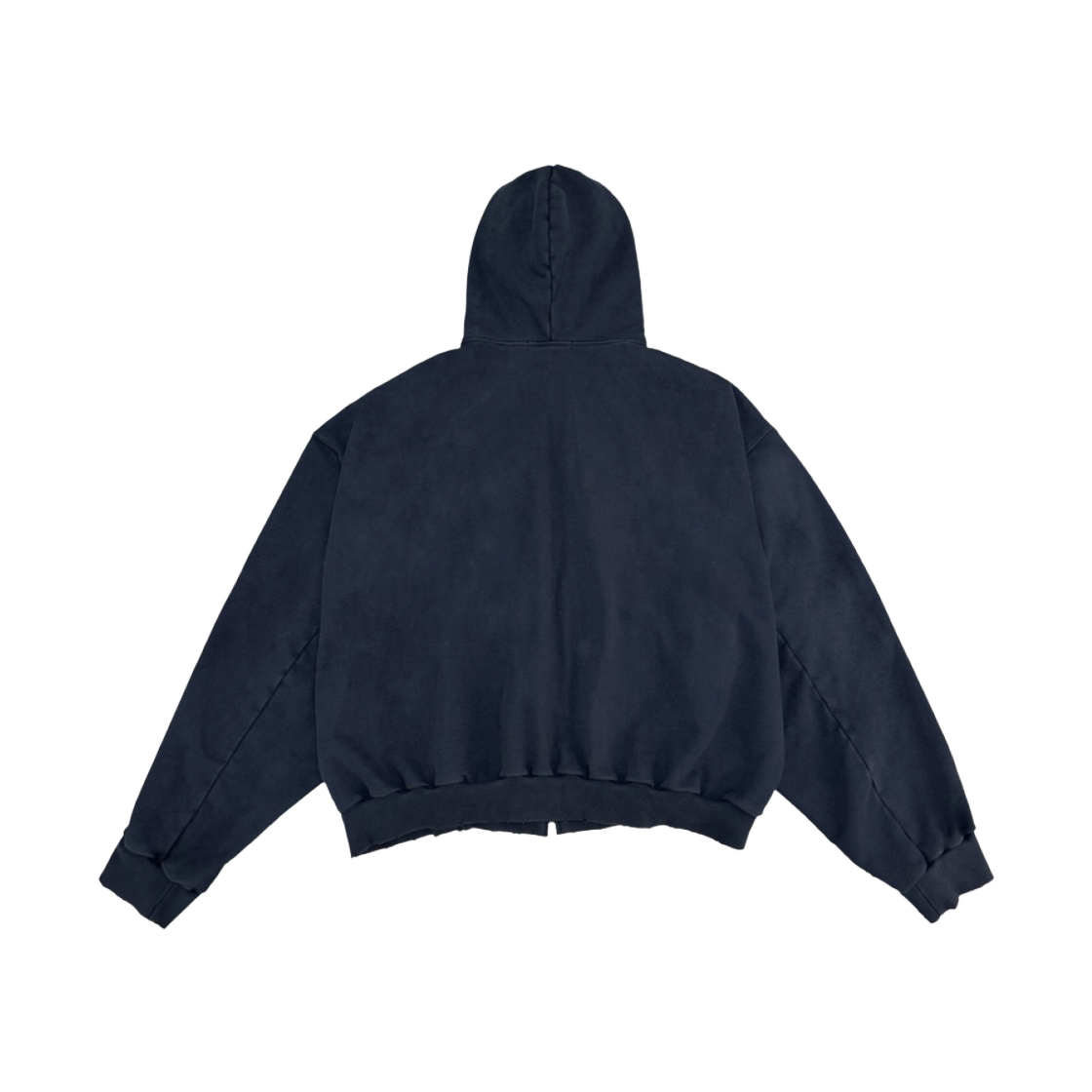 Project G/R    パーカー  Navy RECONSTRUCTED FOLDED ZIP HOODIE - NAVY : PROJECT G/R