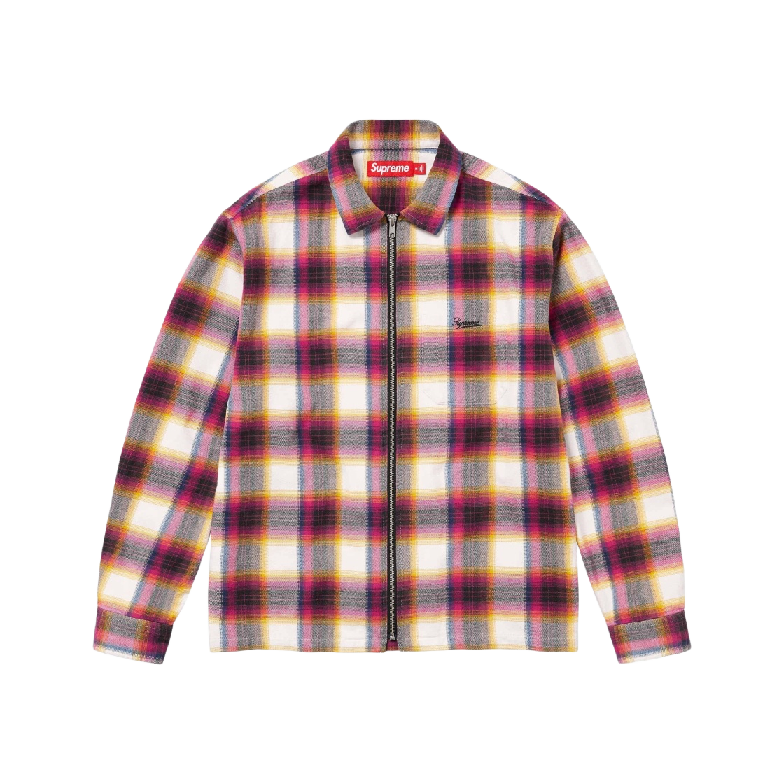 Supreme Shadow Plaid Fleece Shirt (FW20) - $138