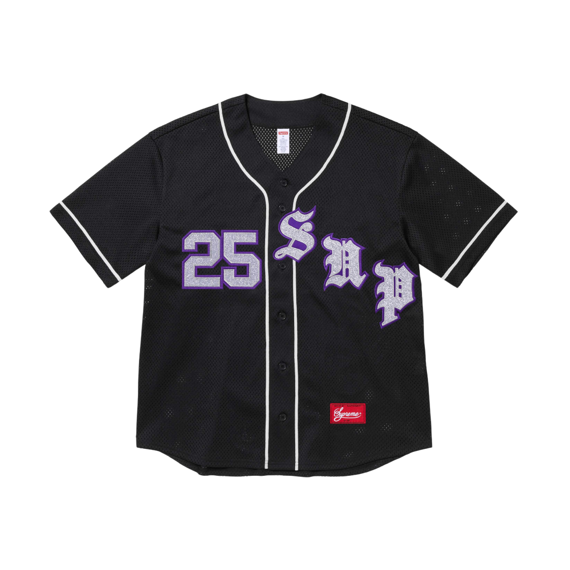 ウェア Supreme Old English Baseball Jersey Supreme Old English Baseball Jersey Black - 25SS | eBay